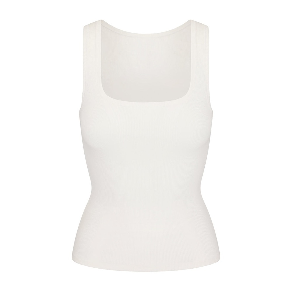 SKIMS Long Cotton Rib Tank